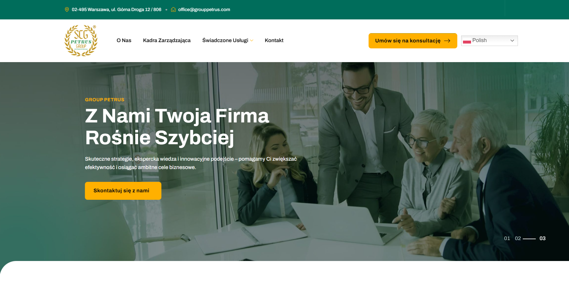 Projekt Group Petrus - Doradztwo Biznesowe & Strategiczne